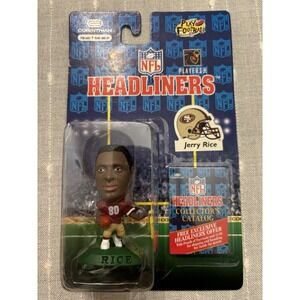 NIB JERRY RICE SAN FRANCISCO 49ers  1996 NFL Headliners Football Action Figure